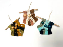 Load image into Gallery viewer, Tricolor Mini Macrame Ornament