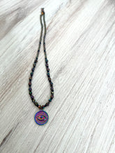Load image into Gallery viewer, Rainbow Cosmic Eye Necklace