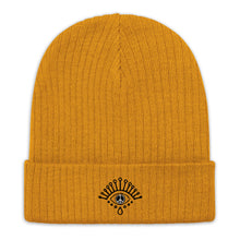 Load image into Gallery viewer, Embroidered Logo Ribbed Knit Beanie