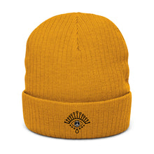 Load image into Gallery viewer, Embroidered Logo Ribbed Knit Beanie