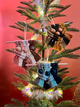 Load image into Gallery viewer, Tricolor Mini Macrame Ornament
