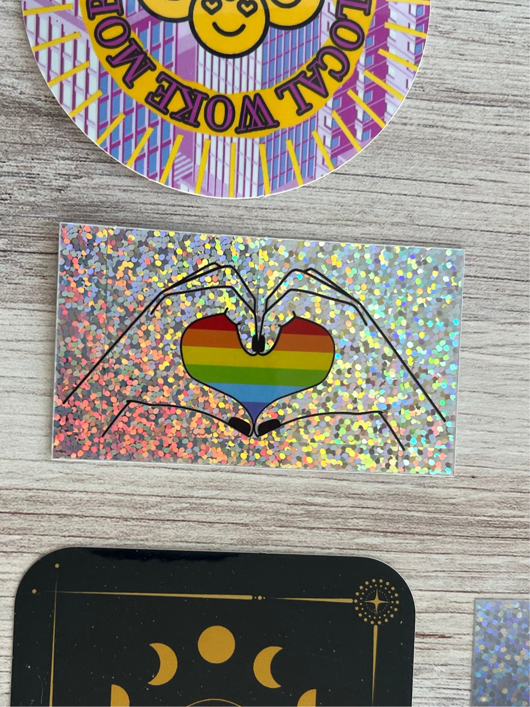 Pride Heart Hands STICKER