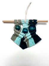 Load image into Gallery viewer, Tricolor Mini Macrame Ornament
