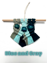 Load image into Gallery viewer, Tricolor Mini Macrame Ornament
