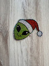 Load image into Gallery viewer, Santa Alien Sticker
