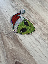 Load image into Gallery viewer, Santa Alien Sticker
