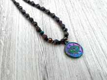 Load image into Gallery viewer, Rainbow Cosmic Eye Necklace
