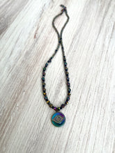 Load image into Gallery viewer, Rainbow Cosmic Eye Necklace
