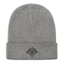 Load image into Gallery viewer, Embroidered Logo Ribbed Knit Beanie
