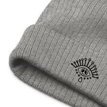 Load image into Gallery viewer, Embroidered Logo Ribbed Knit Beanie
