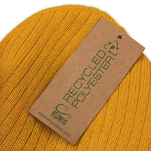 Load image into Gallery viewer, Embroidered Logo Ribbed Knit Beanie
